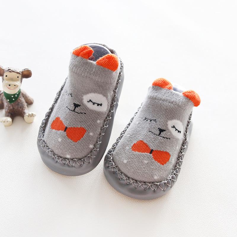 Newborn Baby Socks With Rubber Soles Infant Baby Girls Boys Autumn Spring Children Floor Socks Shoes Anti Slip Soft Sole Sock