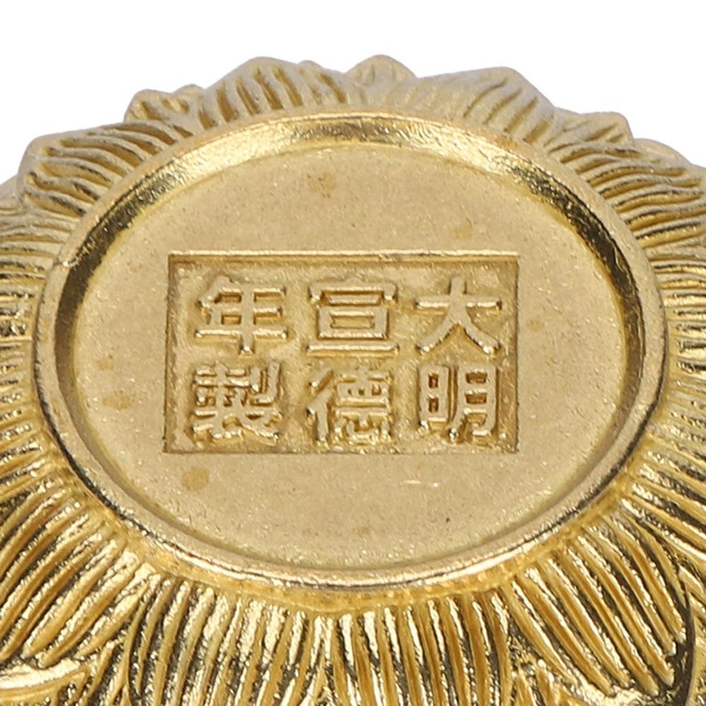 Brass Cornucopia Bowl Classic Embossed Wealth Prosperity Bowl  Wealth Abundance Gift