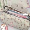 Small Flowers Pencil Cases Storage Bags Pen Bag Office Accessories Floral Pencil Bag  Makeup Bag