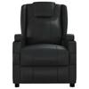 Massage Chair Black Faux Leather