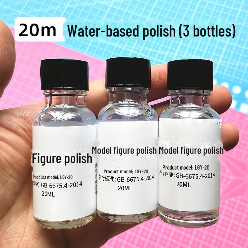 Szybkoschnący, nabłyszczający środek uszczelniający na bazie wody do lalek - przezroczysty, pyłoszczelny, rozświetlający płynny połysk