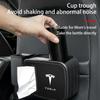 Car Sticker Tesla Car In-vehicle Storage Box Multi-functional Trash Can For Tesla Model 3 2021 S X Y Style Roadster Invader Coil