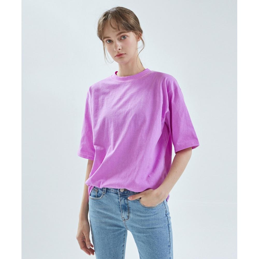 

Футболка NICKNICOLE Dyeing Half TeeНеоново-фиолетовый