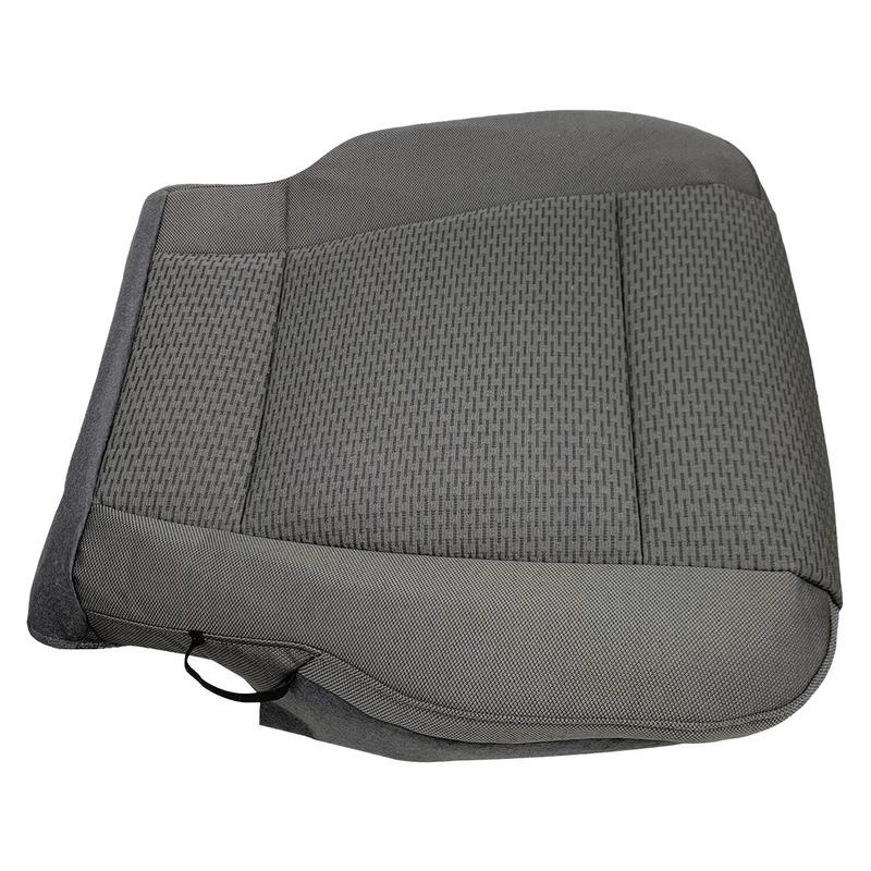 Grey Driver Side Bottom Replacement Cloth Seat Cover Fit For Ford F-150 XLT 2015 2016 2017 2018