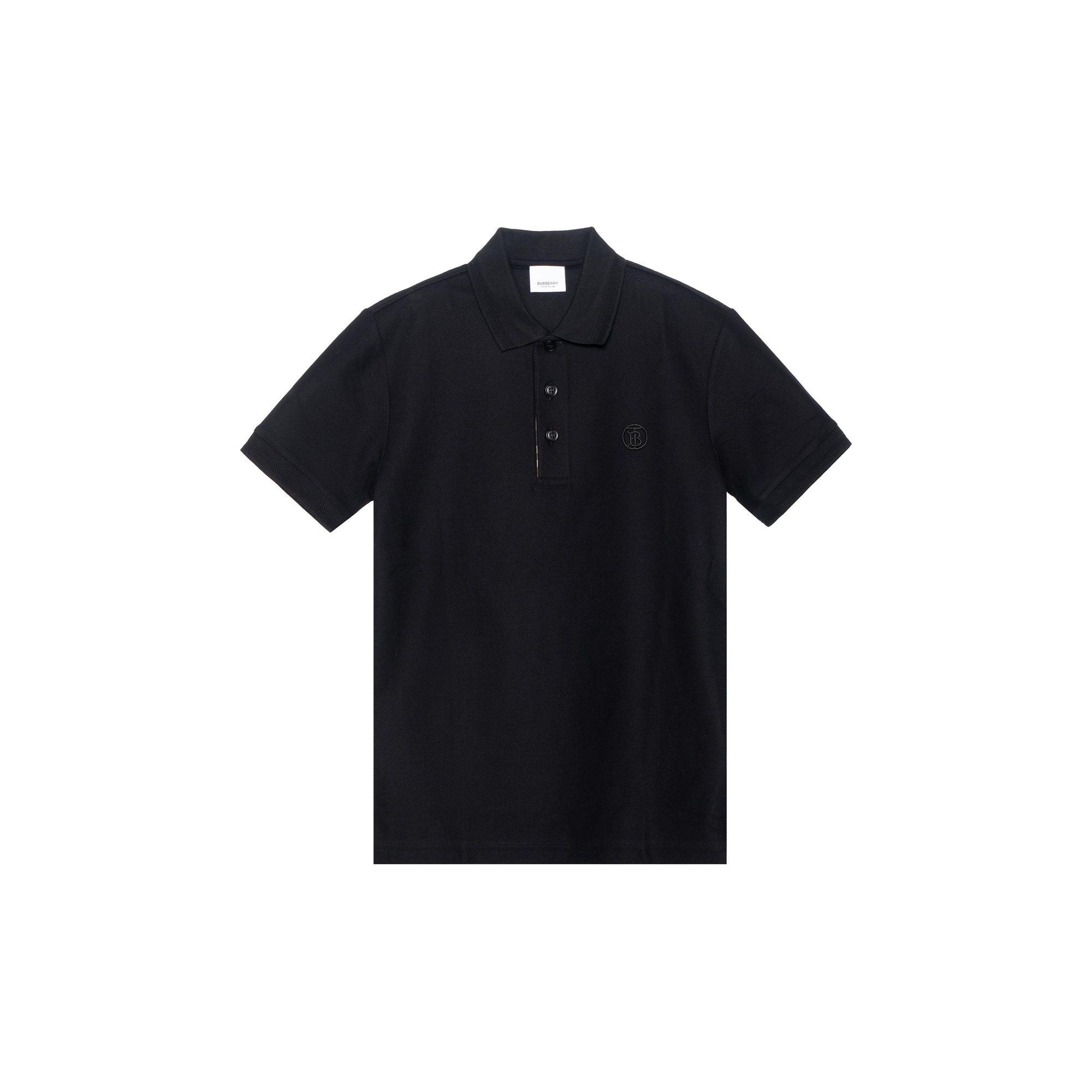 Burberry SS22 Polo Shirt Men`s Black