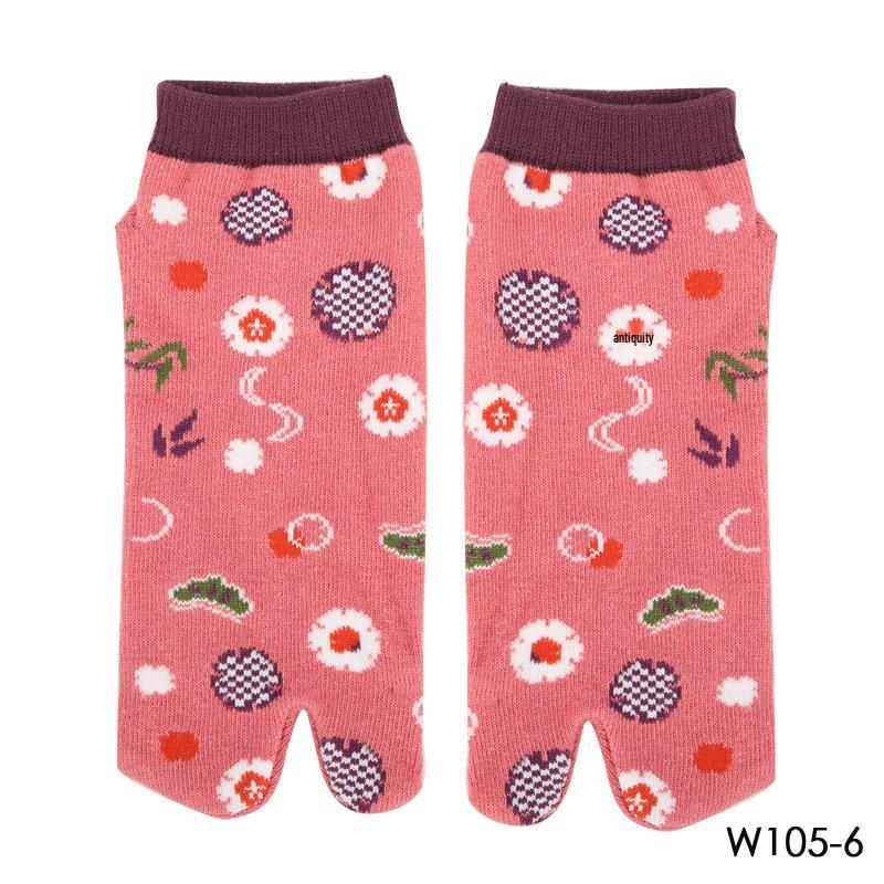 

Women s Cotton Split-Toe Socks - Four Seasons Japanese Korean Style Geta Socks One Size