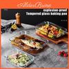 Take 1 Buy Tempered 1rectangular Glass Bakeware Pan 16l3l With Handle Glass Container Food Storage