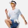 Li Ning Running Series Solid Color Round Neck Pullover Breathable Short Sleeve T-Shirt Men Tops Sky-Blue ATSU195-3