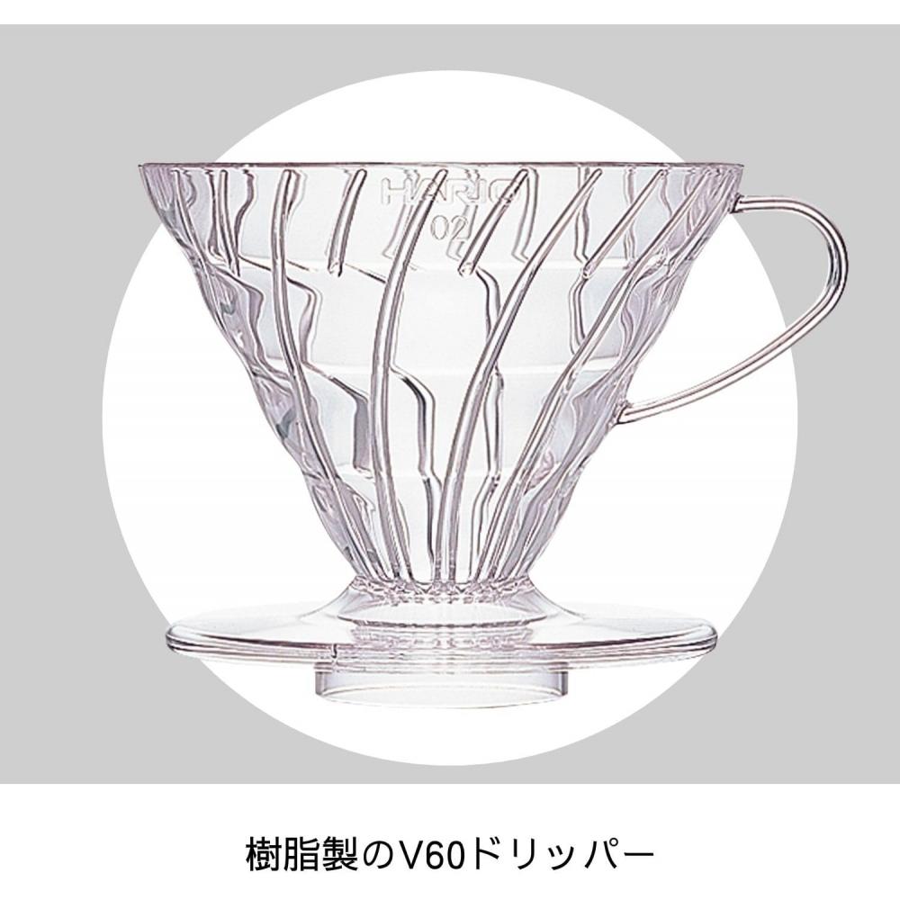 Hario V60 Clear Dripper 02 1 4 Cups Coffee Hand Drip Made In Japan Vdr 02 T