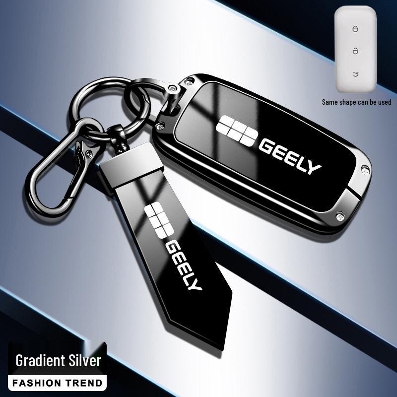 Pouzdro na klíč od auta Geely Galaxy pro L7 L6 E8 - Kovová skořepina s přezkou