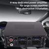 HiFi Fahrzeug-Soundverstärker mit hoher Leistung und 6-Kanal-Ausgang für überragendes Musikerlebnis, verbesserter Bass und Klangbühne