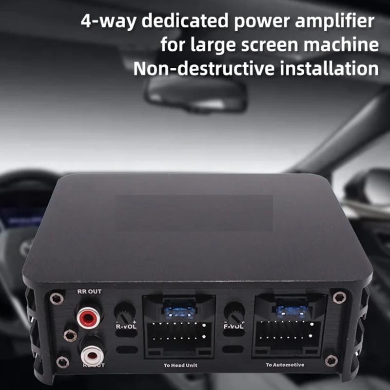 HiFi Fahrzeug-Soundverstärker mit hoher Leistung und 6-Kanal-Ausgang für überragendes Musikerlebnis, verbesserter Bass und Klangbühne