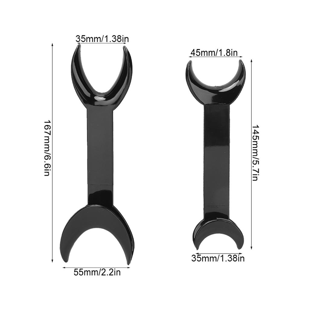 4PCS Dental T shape Intraoral Check Double Head Lip Retractor Mouth Opener