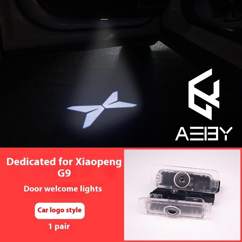 

AEBY Car Laser Door Projection For XPENG G9 2022-2025 Welcome Light Projection Lamp Under The Door Modification Accessories