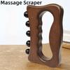 Handheld Manual Massage Scraper Natural Wood Body Massage Tool Scalp Massage Comb  Nose Sculpting