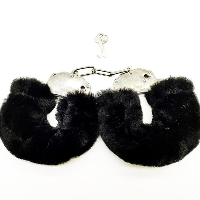 Plush Handcuffs Metal Alternative Tools Shackle Handcuffs SM Training Equipment Binding Adult Sex Toys for Women and Couples
