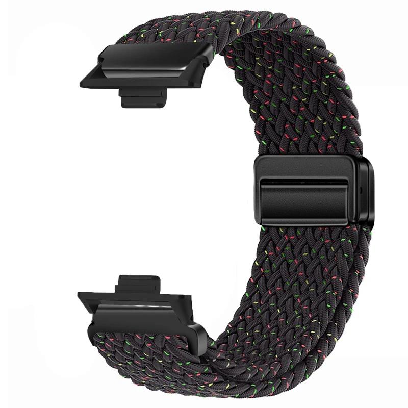 Magnetic Braided Nylon Loop Band for Xiaomi Redmi Watch 5 4 Strap Adjustable Sport Replacement Correa Bracelet Mi Band 9 8 Pro