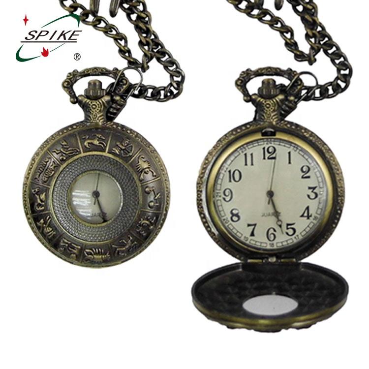 Fabrik Große Größe Steampunk Vintage Antike Taschenuhr Kette