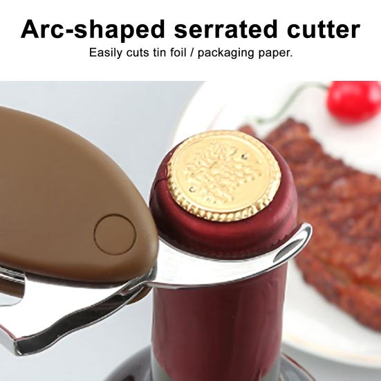Red Wine Bottle Opener Stainless Steel Dog Shape Wine Key Beer Opener Foil Cutter Party Wine Opener Kit
