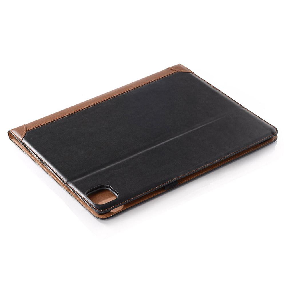 For iPad Pro 11 (2024) Case Leather Folio Book Stand Tablet Cover with Auto Sleep/Wake