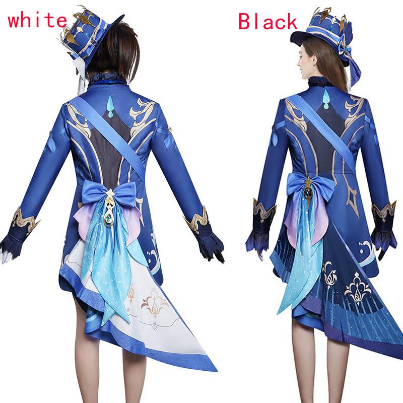 Furina Cosplay Kostüm Furina De Fontaine Focalors Cosplay Outfits Mit Hut Für Anime Comic Con