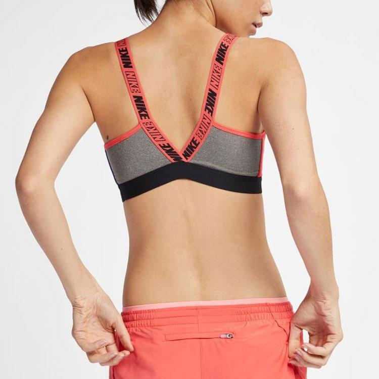 Nike Běžecký trénink Jóga Fitness Pohodlná Prodyšná Sportovní podprsenka Dámské spodní prádlo Červená Modrá CN5261-092
