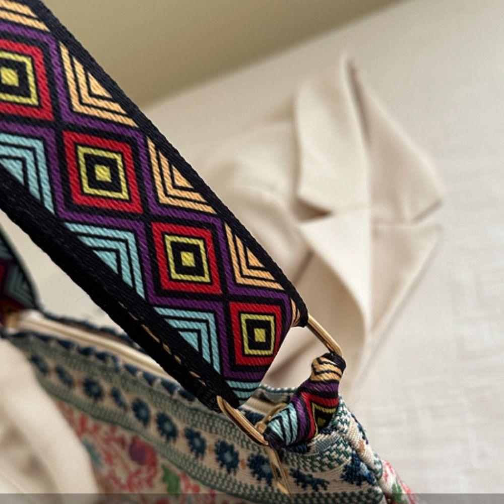 Cloth Ethnic Style Crossbody Bags Retro Bohemian Messenger Bag Tassel Shoulder Bag  Outdoor