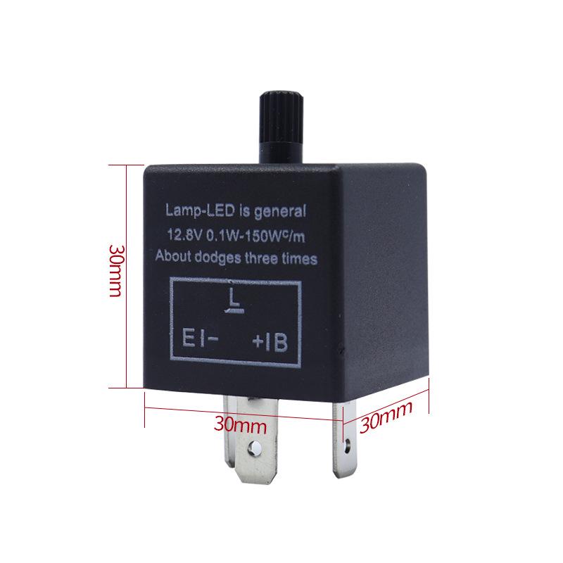 

Adjustable Frequency LED Turn Signal Flasher CF13KT CF14KT for Cars