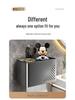 Punch-Free Wall-Mounted Waterproof Toilet Paper Holder with Storage Rack