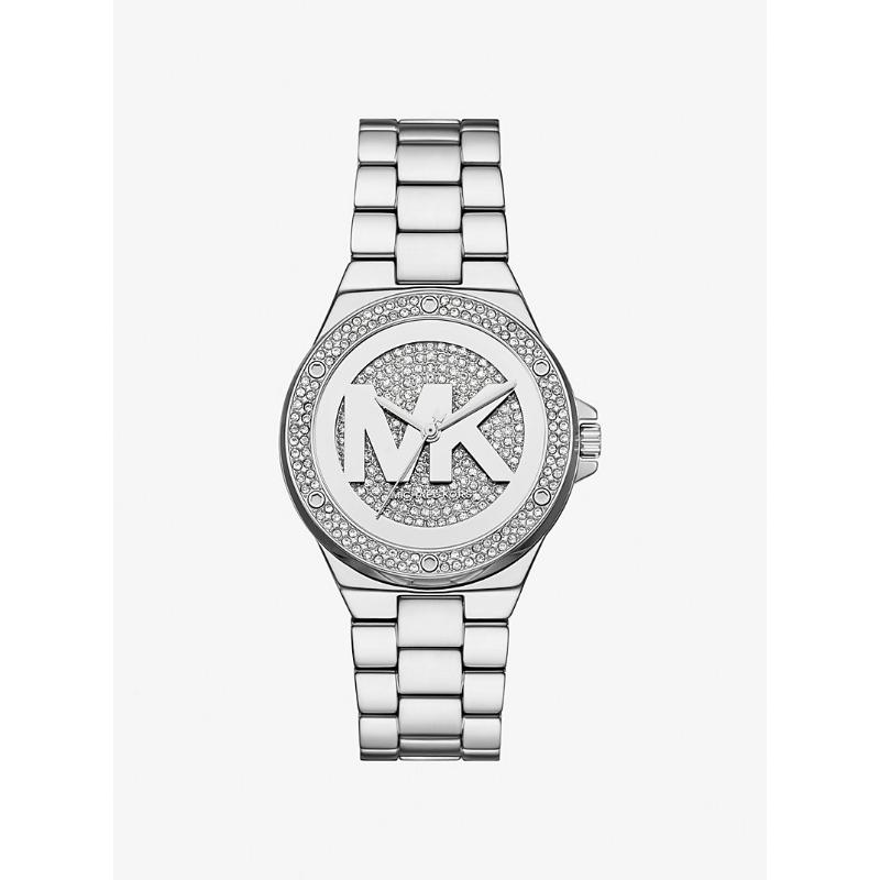 Часы Michael Kors Lennox с паве, серебристый тон, MKO1222 серебряный