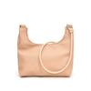 Large Capacity PU Tote Bag Soft Leather Single Shoulder Bag Fashion Vintage Underarm Bag  Lady