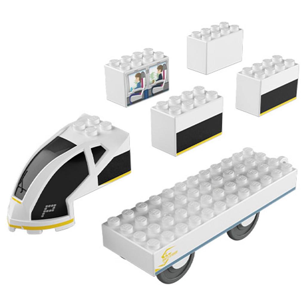 TAKARA TOMY Tomica Plarail Blocks White Stream Spielzeug für Kinder ab 3 Jahren