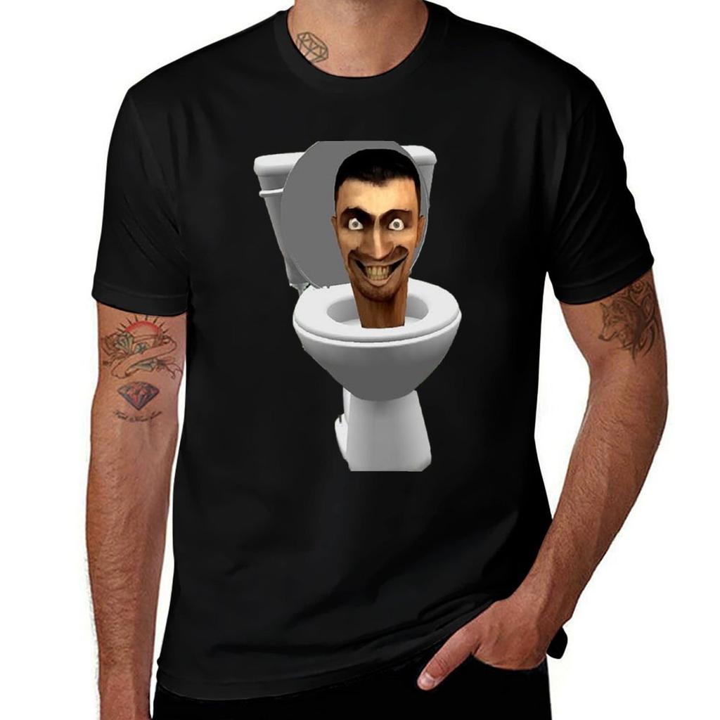 Skibidi Toilet (11) Tshirt Soft Basic Cotton Short Sleeve Tee