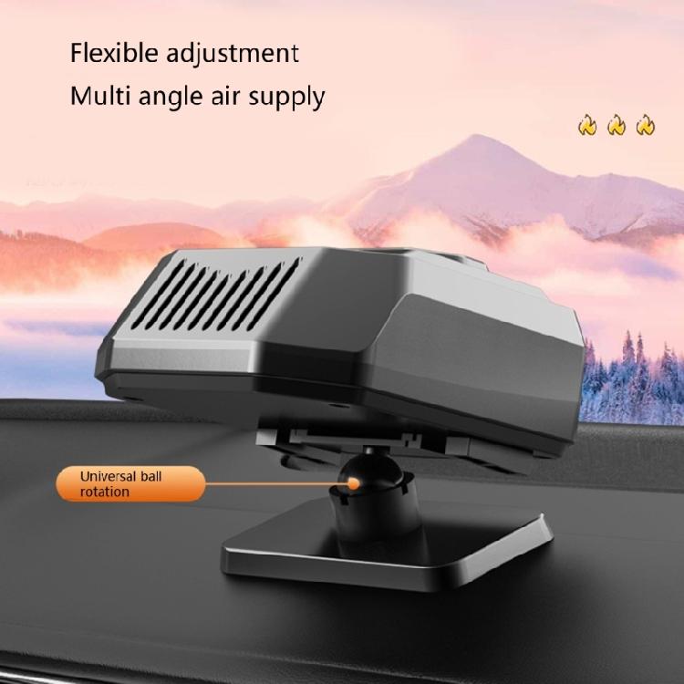 12V Car Heater Comfortable Cabin Temperature Maintenance Tool for Warmth&Visibility, Defroster Rotatable Heating Device