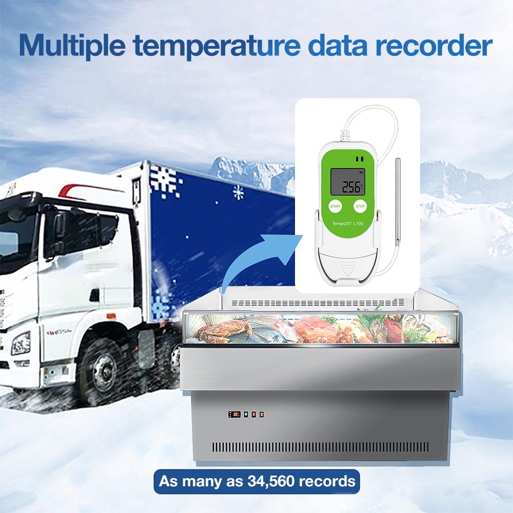 Reuse Temperature and Humidity Data Logger Temperature Recorder PDF CSV Date Report 34560 Records for Cold Chain