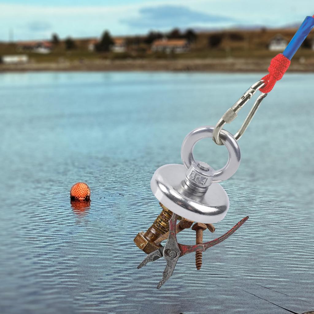 OCEUMAOA Super Strong Neodymium Magnet Pack of 32mm 35kg Weight Powerful Super Strong Strong For Commercial Wall and Warehouses Hooks, 8, Diameter,