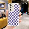 Phone Case for Samsung Galaxy A17 A16 A15 A14 A13 Retro Classic Chess Board Grid A56 A36 A26 A55 A35 A25 A54 A34 A24 A53 A33 A23