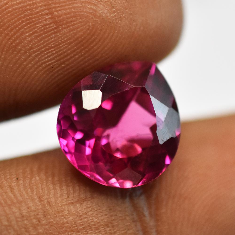 Natural Pink Sapphire 9.60 Ct Certified Pear Cut 13x12 mm Loose Gemstone
