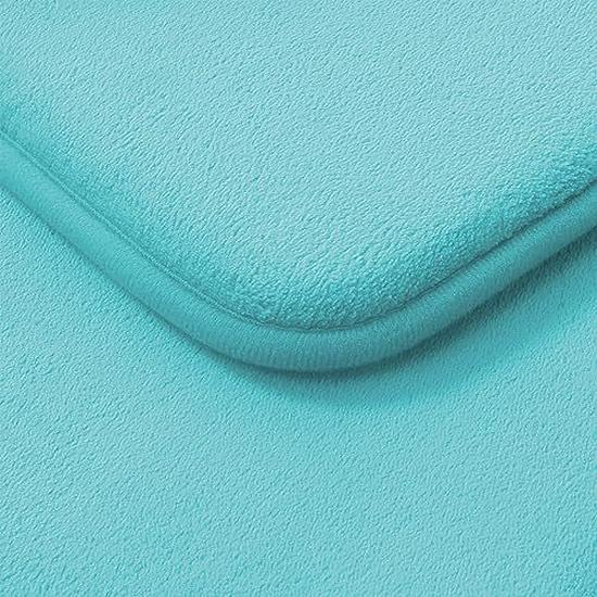 Three-Piece Coral Fleece Bathroom Mat Set: Includes U-Shaped Toilet Mat and Door Foot Mat.
