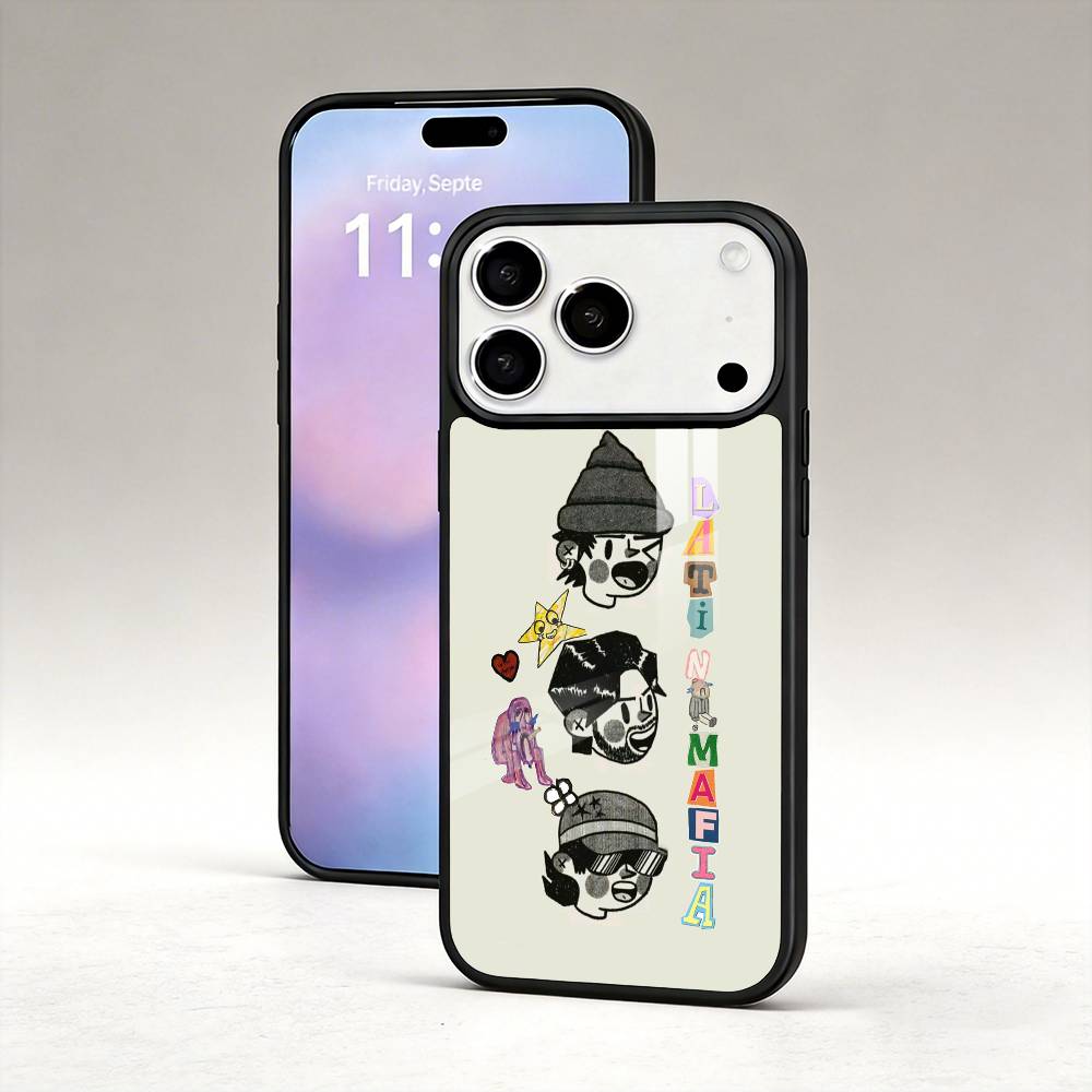 L-Latin M-Mafia Phone Case Magnetic For iPhone17 16 15 14 13 12 Pro Max For Magsafe Wireless Charging Cover