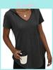 Cotton Short Sleeve Hooded T Shirt For Casual Spring Summer Womens Fitness Wear