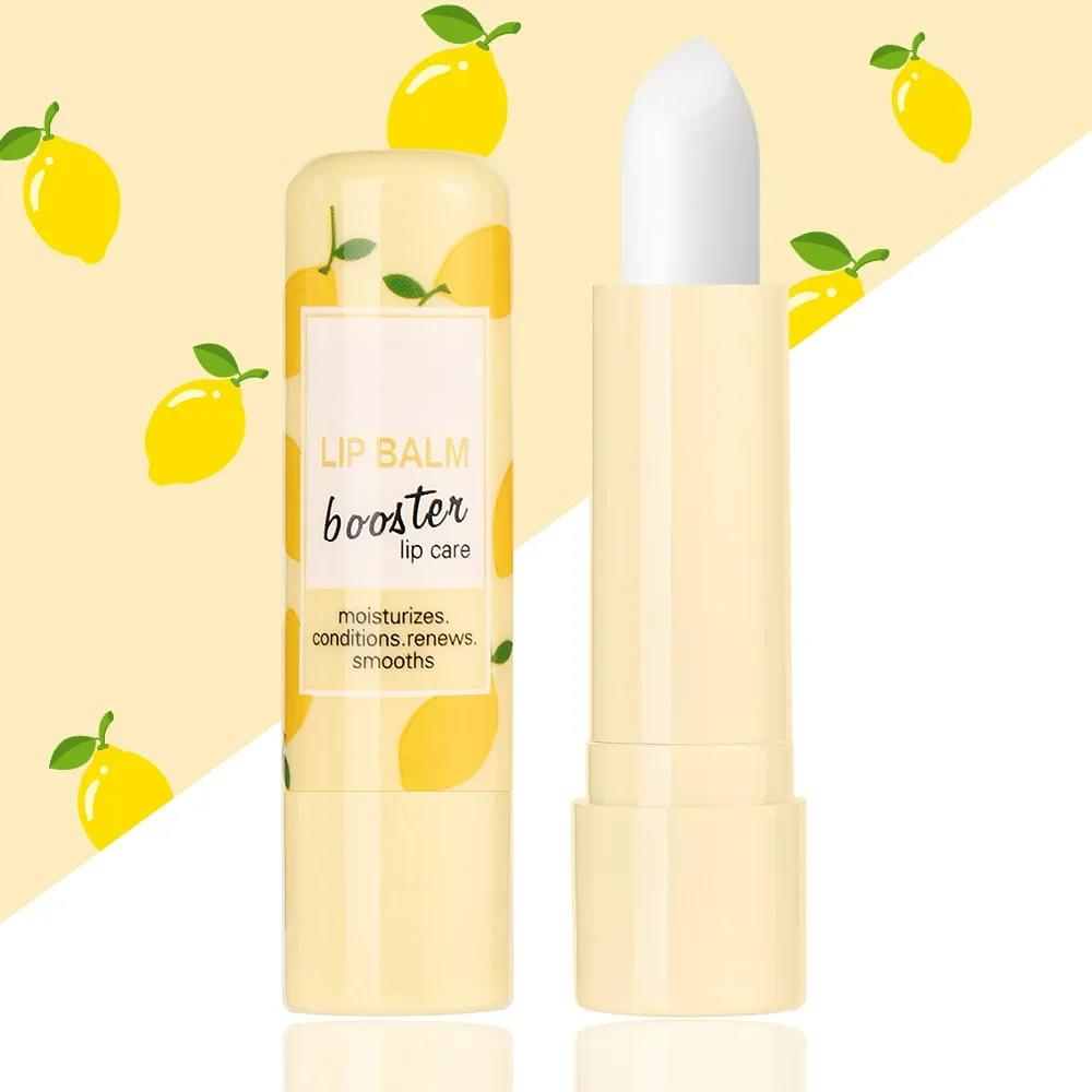 Natural Fruit Lip Balm Long Lasting Moisturizing Nourishes Reduce Lip Line Anti-drying Hydration Lips Care