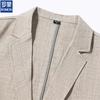 ROMON Men's Linen Blend Casual Blazer