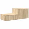 Storage Cabinet 2 Pcs Sonoma Oak 108 X 41 X 40 Cm