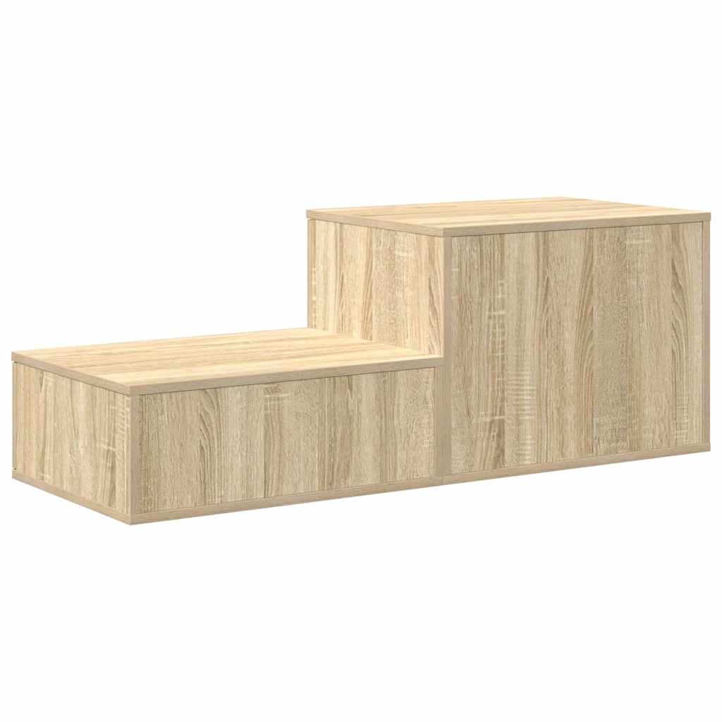 Storage Cabinet 2 Pcs Sonoma Oak 108 X 41 X 40 Cm