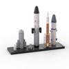 Compatible With Building Blocks MOC-83164 Mini Rocket Garden Building Blocks Space Novel Toy Set Ornaments