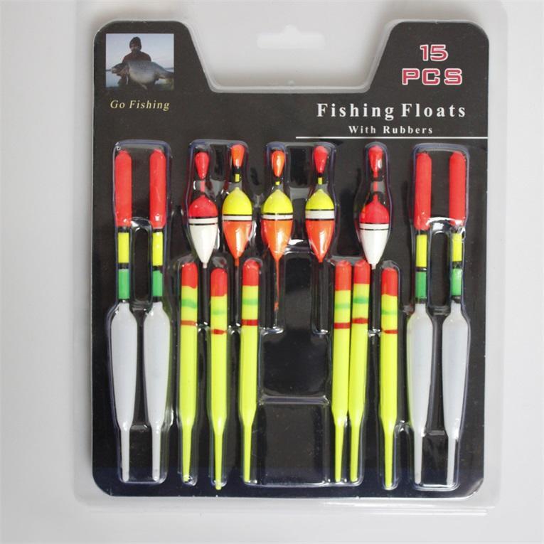 Buy 15 X Fishing Lure Floats Bobbers Slip Drift Tube Indicator Assorted