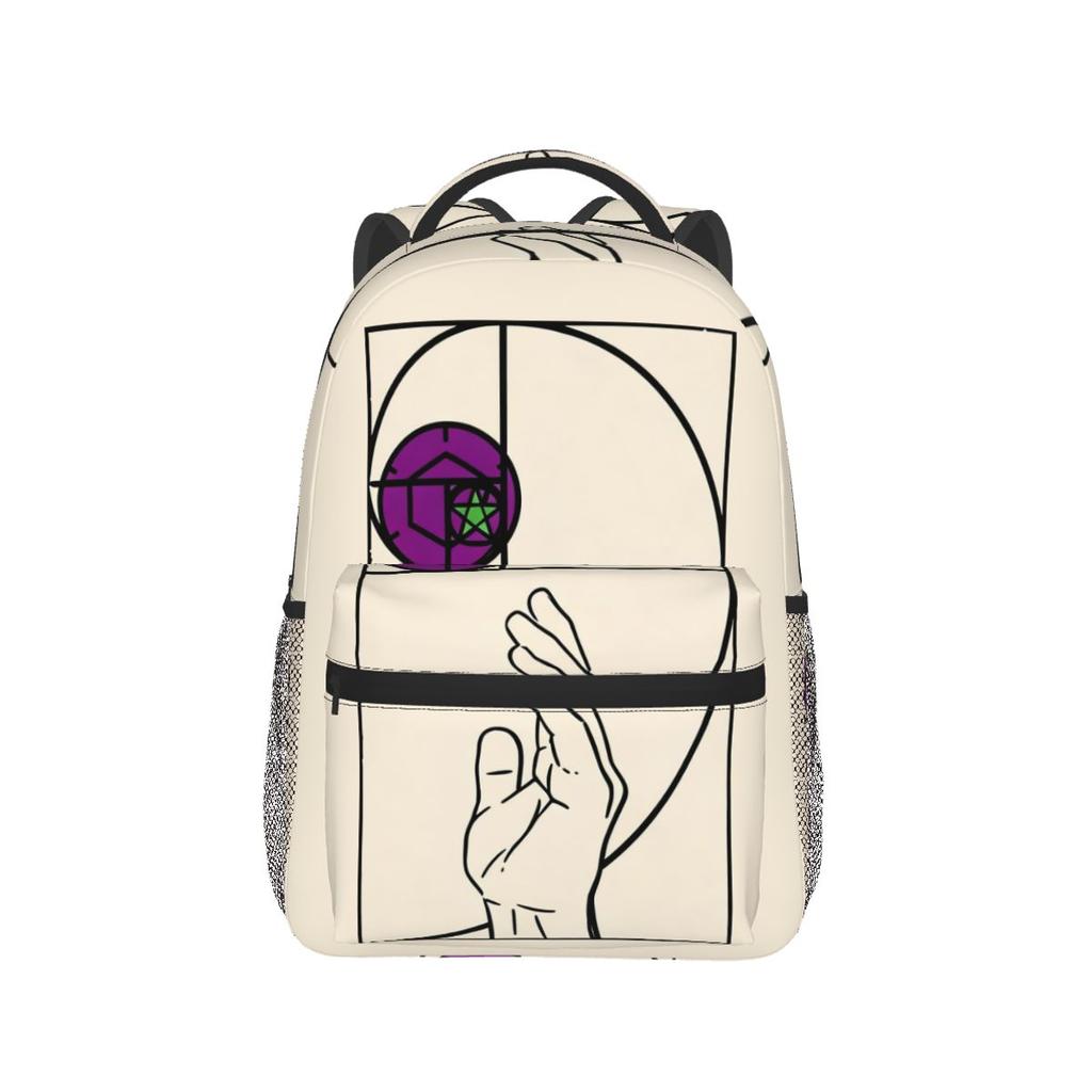 Golden Ratio Pattern Backpacks Boys Girls Bookbag Children School Bags Cartoon Travel Rucksack Shoulder Bag Large Capacity
