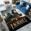 1pc Hobbit Warrior Portrait Rug, Comfortable Printed Home Area Carpet, Cozy Office Chair Rug
