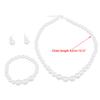 1 Set Beautiful Pearl Necklace Earrings Bracelet for Best Friend Wedding Party